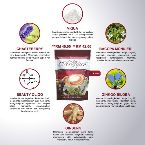 V'ASIA KOPI ANGGUN - Kopi Kesihatan Wanita