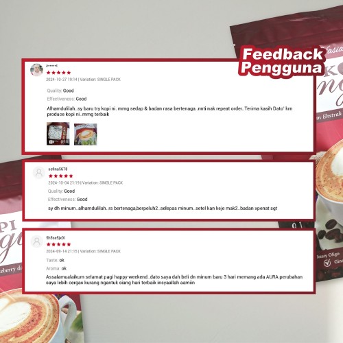 V'ASIA KOPI ANGGUN - Kopi Kesihatan Wanita