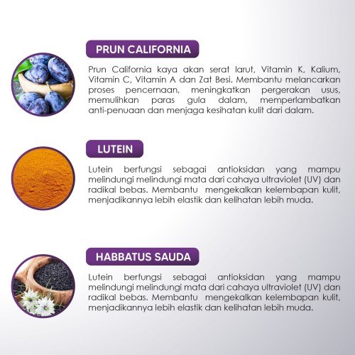 V'ASIA PURE SHINE - Habbatus Sauda & Lutein